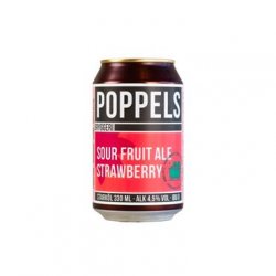 Poppels Sour Fruit Ale Strawberry 33Cl 4.5% - The Crú - The Beer Club