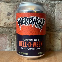 Werewolf Hell-O-Ween Pumpkin Beer 4.5% (330ml) - Caps and Taps