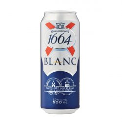 Kronenbourg Brewery- 1664 Blanc Witbier 5% ABV 500ml Can - Martins Off Licence