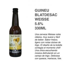 Guineu - Blatdesac Weisse Bier - 8 Cervezas