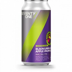 71 Brewing Fruition Seasonal Sours - Blackcurrant Apple Crumble 440ml Can - Fountainhall Wines