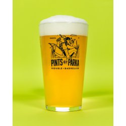 Double-Barrelled  Pints of Parka Pint Glass - Double-Barrelled Brewery