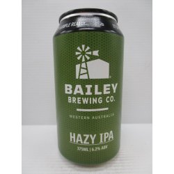 Bailey - Hazy IPA 6.2% 375ml - Grape & Grain