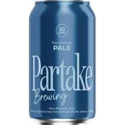 Partake Pale Ale Non Alcoholic 24 pack12 oz cans - Beverages2u