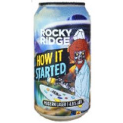 Rocky Ridge How It Started Lager 375mL ABV 4.8%  Australian Craft Beer - Hopshop