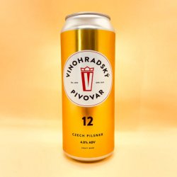 Vinohradský Pivovar. Vinohradská 12 [Lager] - Alpha Bottle Shop & Tap