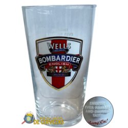 BOMBARDIER - Vaso Pinta Americana - 56,8cl - Buscador de Cervezas - Brewhouse