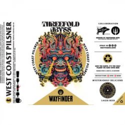 Wayfinder Threefold Abyss West Coast Pilsner 16oz can - Bine & Vine