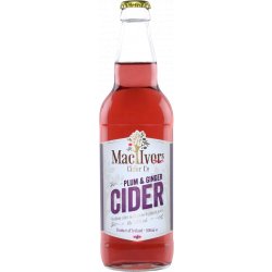 Mac Ivors Plum & Ginger Cider 4% - 12 x 50 cl - Bieronlineshop