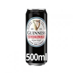 Guinness Extra Stout Can 50Cl 4.2% - The Crú - The Beer Club