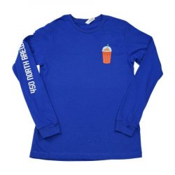 North Brewing Blue Slushy Cup Long Sleeve - 450 North Brewing Company