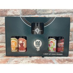 100 Watt Cadeauset 4 fles + glas - 33 CL - House of Beers Uden