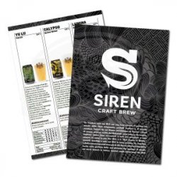 Siren Brewery Catalogo Siren - Ales & Co.