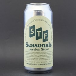 Simple Things Fermentations - Session Stout - 4% (440ml) - Ghost Whale