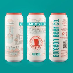 Burgeon SimcOside IPA 16oz can - Bine & Vine