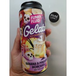 Funky Fluid Gelato: Banana & Pineapple Horchata Funky Fluid Gelato: Banana & Pineapple Horchata