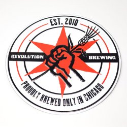 Revolution Wall Tacker - Rev Brew Circle (14) - Revolution Brewing