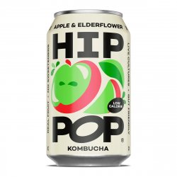 Hip Pop  Apple & Elderflower Kombucha