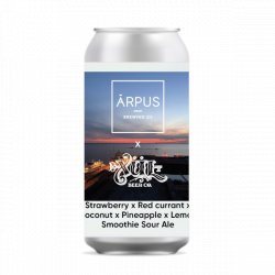 Ārpus Brewing Co. Ārpus X Xul Beer Co Strawberry X Red Currant X Coconut X Pineapple X Lemon Smoothie Sour Ale