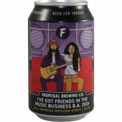 Frontaal Brewing Co. Ive Got Friends In the Music Business B.A. 2024 - Dokter Bier