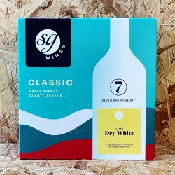 SG Wines (Solomon Grundy) Classic - Dry White - 7 Day White Wine Kit - 30 Bottle - Brewbitz Homebrew Shop