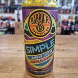 Barrier  Simple Lager (California Common) - Het Biermeisje