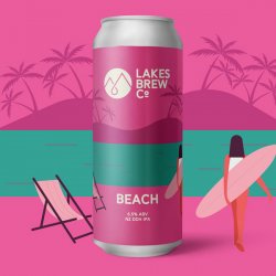 Lakes Brew Co - Beach - 6.5% NZ DDH IPA - 440ml Can - The Triangle