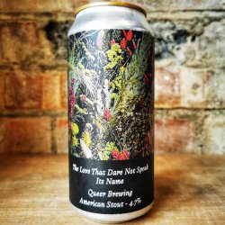 Queer Brewing Queer The Love That Dare Not Speak Its Name Stout 4.8% (440ml) - Caps and Taps