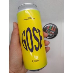 Obora Gose Lemon 12°4,2% 0,5l - Pivní lednice