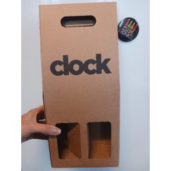 Krabička na 2 lahve Clock - Pivní lednice