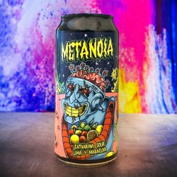 KOSMONAUTA METANOIA CATHARINA SOUR LIMA Y MARACUYA 440ml - Hidden Beers