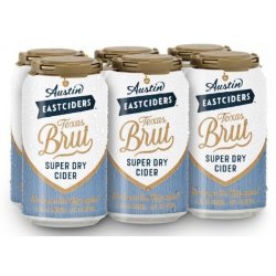 Austin Eastciders Texas Brut Light Cider 6 pack 12 oz. Can - Petite Cellars