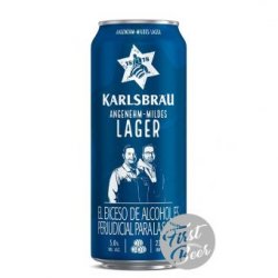 Bia Karlsbrau Lager 5% – Lon 500ml – Thùng 24 Lon - First Beer – Bia Nhập Khẩu Giá Sỉ