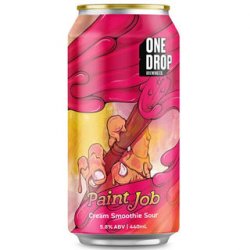 One Drop Brewing Paint Job Cream Smoothie Sour 440ml - The Beer Cellar