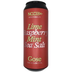 NOZIB Special Brews GOSETERIA #3 Lime + Raspberry + Mint + Sea Salt