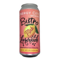 Energy City Brewing Bistro Pink Lemonade
