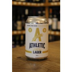 ATHLETIC BREWING CO LAGER (ALCOHOL FREE) - Cork & Cask