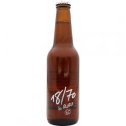 Cerveza 1870 Rubia 6,2% 33cl - Bodegas Júcar