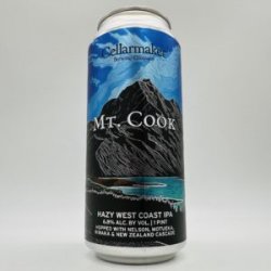 Cellarmaker Mt Cook Hazy West Coast IPA Can - Bottleworks