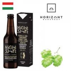 Horizont Night Shift 2023 Vanilla & Cinnamon Bundt Cake Pastry Stout Aged in Tennessee Whiskey Barrels 330ml - Drink Online - Drink Shop