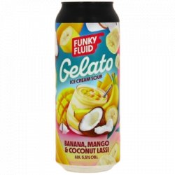 Funky Fluid Gelato: Banana, Mango & Coconut Lassi