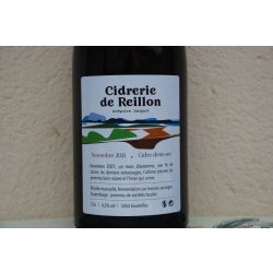 Cidre Novembre ’21  Cidrerie de Reillon - Pomme d’Or