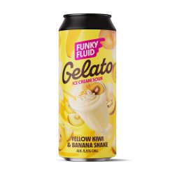 Funky Fluid Gelato: Yellow Kiwi & Banana Shake