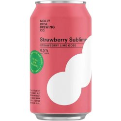 Molly Rose Brewing Strawberry Sublime Strawberry & Lime Gose 375ml - BoozeBud