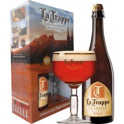 Kit La Trappe Tripel - 1 grf 750ml+1taça250ml - Confraria  Paulistânia