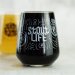 THE CRAFT DIARIES. STOUT LIFE! 16.5oz TUMBLER GLASS 
