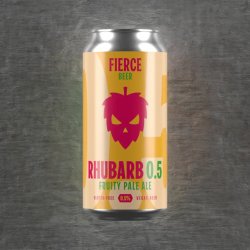 Fierce Beer - Rhubarb - AF Fruity Pale Ale   - Hops and Hampers