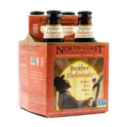 NORTH COAST BROTHER THELONIOUS ABBEY ALE 12oz 4PK BOTTLES - Schaefer’s