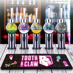 Tooth & Claw Brewing Rubber Drip Mat - Camerons Brewery