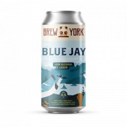 Brew York - Blue Jay - Low Alcohol Lager   - Hops and Hampers